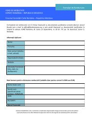 Formular de Rambursare - FOND