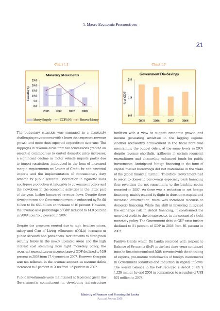 Annual Report 2008 - Ministry of Finance and Planning