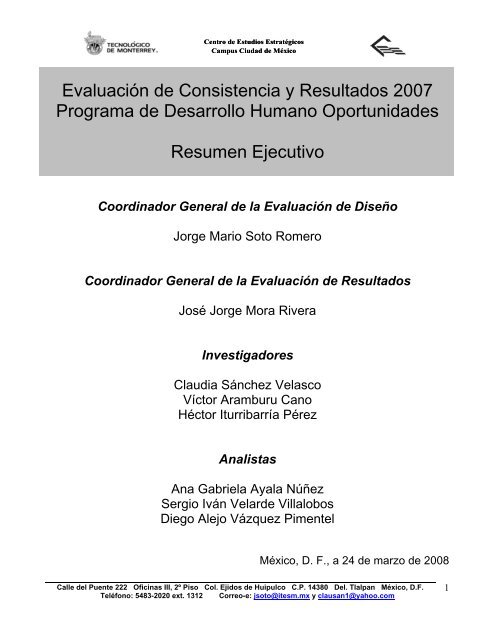 Resumen Ejecutivo - Oportunidades