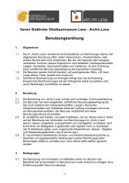 Benutzungsordnung - Archiv.Lana