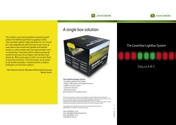 GreenStar Lightbar Brochure - John Deere