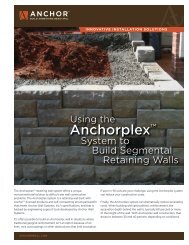 Anchorplexâ¢ Retaining Wall System - BelgardDesignPro.com