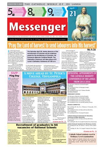 Messenger - Queen Of Angels Catholic Church (Rawathawatte Parish)