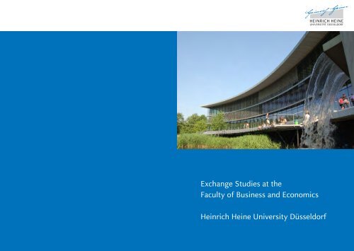 Exchange Studies at the Faculty of Business and Economics ...