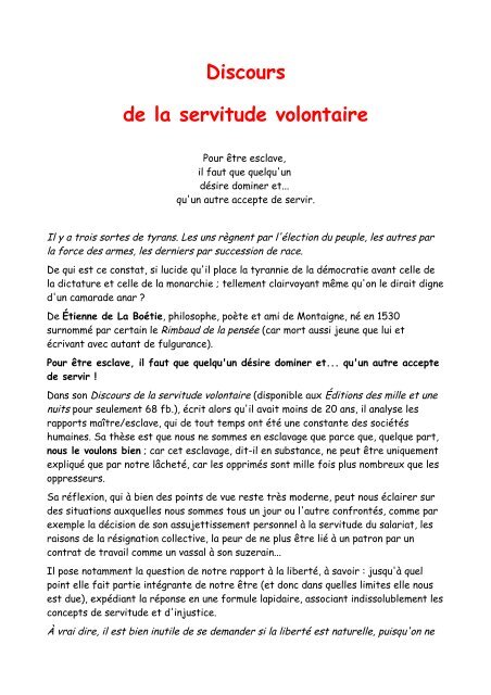 exemple de discours pour défendre une cause