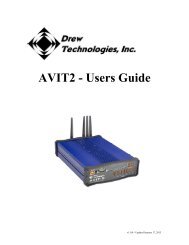 AVIT2 - Users Guide - Drew Technologies