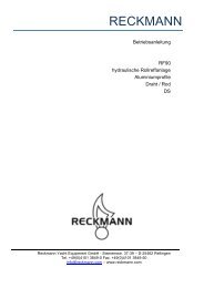 RF-90 Handbuch Aluminiumprofile deutsch - Reckmann Yacht ...