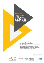 in Strategy & Enterprise Architecture - Henley Business School