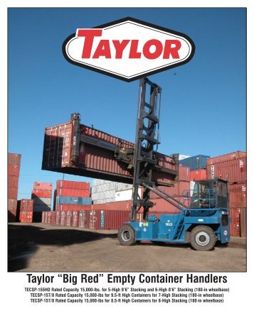 TECSP-155HD thru 157/8 Series Empty Container Handlers Brochure