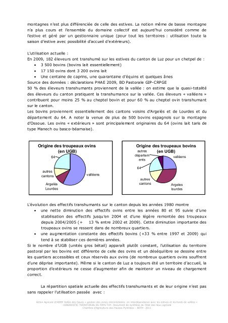 Diagnostic territorial du Pays Toy â Etat des lieux agricole