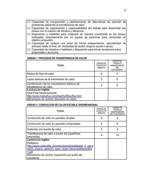 transferencia de calor - Bibliotecas de la Universidad de Pamplona