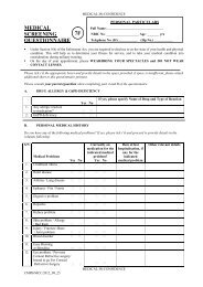 MEDICAL SCREENING QUESTIONNAIRE 7F - Ns.sg