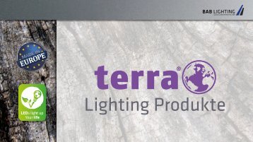 terra Lighting - Produkt Übersicht/ Product Overview (by BAB-LIGHTING)