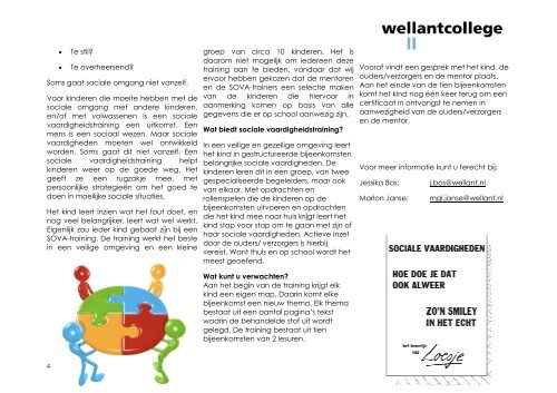 Wellantcollege De Groenstrook Aalsmeer Nieuwsflits leerjaar 1