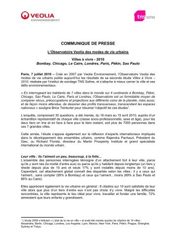 communique de presse - Veolia Eau Réunion
