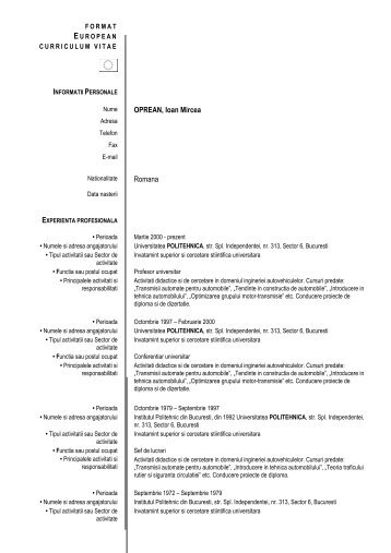 OPREAN, Ioan Mircea - uefiscdi
