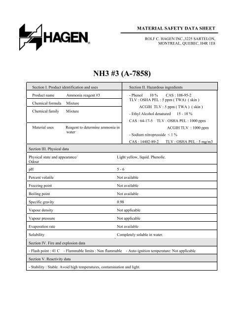 NH3 #3 (A-7858) - Rolf C. Hagen Inc.