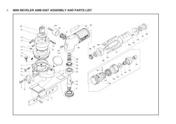 mini beveler amb-0307 assembly and parts list - STEAB i VÃ¤stervik AB