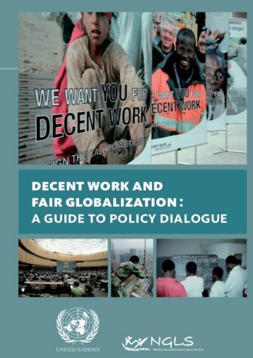 Decent Work and Fair Globalization : A Guide to Policy ... - NGLS