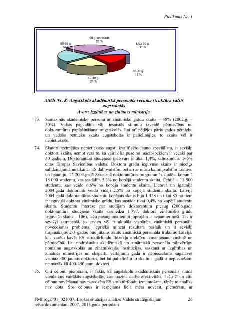 Esošās situācijas analīze Valsts stratēģiskajam ... - ES fondi