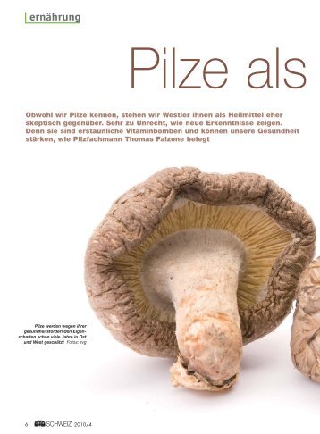 Pilze als Medizin - GFVS