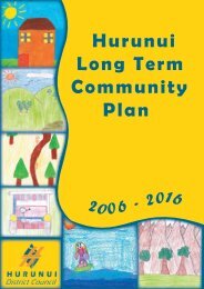 Long Term Community Plan 2006-2016 - Hurunui District Council