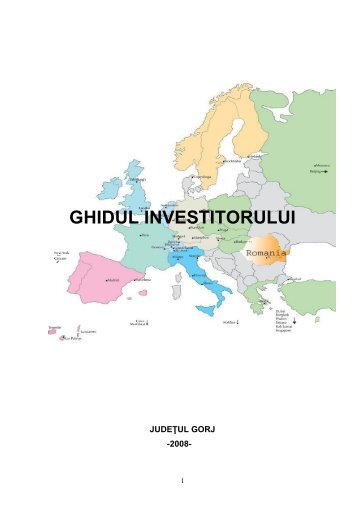 GHIDUL INVESTITORULUI - Consiliul JudeÅ£ean Gorj