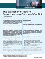 The Extraction of Natural Resources as a Source of Conflict (PDF ...