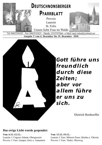 (1,62 MB) - .PDF - Gemeinde Unsere  liebe Frau im Walde - St.Felix