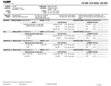 current status report - Omni Jet Trading