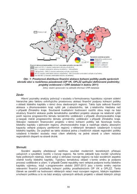 Region v rozvoji spoleÄnosti 2011 - Icabr.com