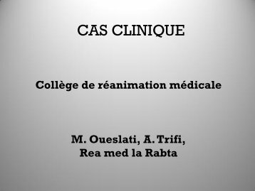 Cas clinique Drs Mouna OUESLATI / Ahlem TRIFI - ATuRea