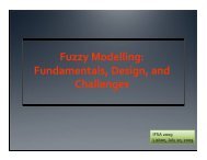 Fuzzy Modelling - COST Action IC0702