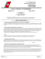 Local Notice To Mariners Week #32 - Dana Point Boaters Association
