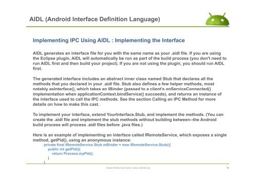 The AndroidManifest.xml File - ìëë¡ì´ë ê¸°ì  ì»¤ë®¤ëí° : Korea ...