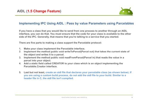 The AndroidManifest.xml File - ìëë¡ì´ë ê¸°ì  ì»¤ë®¤ëí° : Korea ...