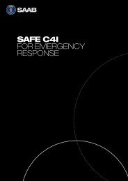 SAFE C4I FOR EMERGENCy RESPONSE - Saab