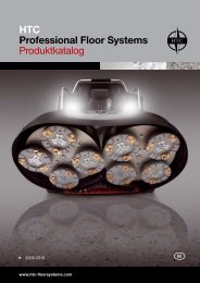 HTC Professional Floor Systems Produktkatalog - STM Design AB