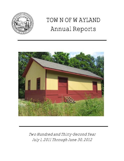 2012 - Town of Wayland