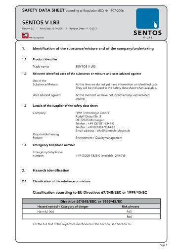 SENTOS V-LR3 - hpmtechnologie.de