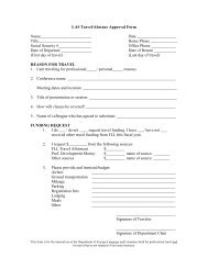 LAS Travel/Absence Approval Form