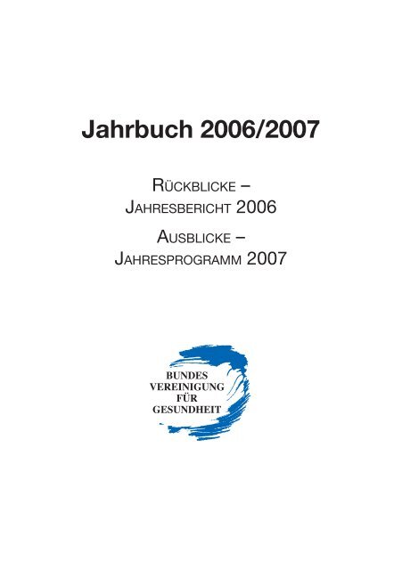 Jahrbuch 2006/2007