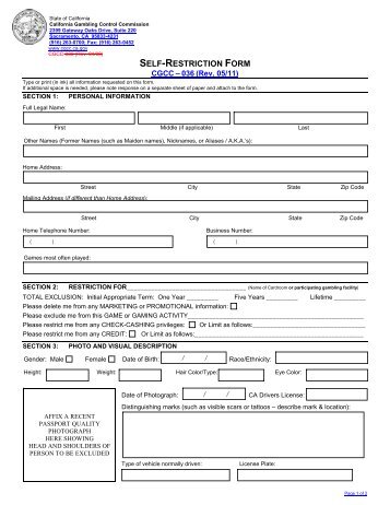 California state gambling laws