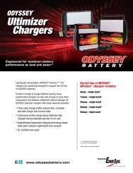Ultimizer Cut Sheet - ODYSSEY Batteries