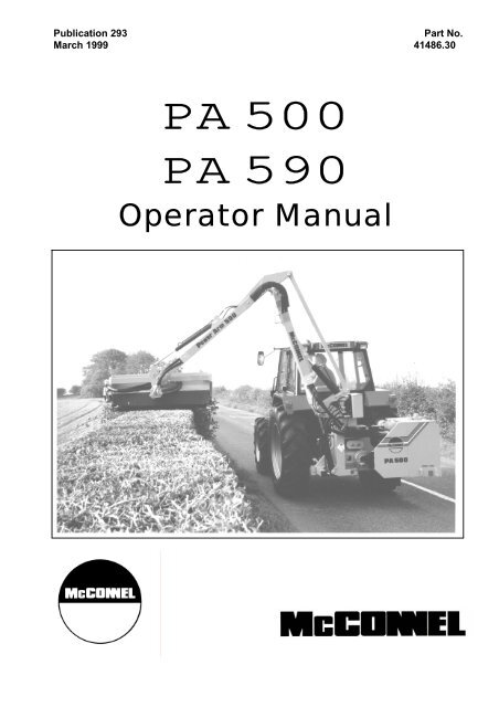 PA500 & PA590 Operator Manual - McConnel