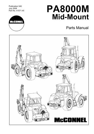 PA8000M - Parts Manual - McConnel