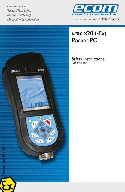 i.roc x20 (-Ex) Pocket PC - Ecom instruments