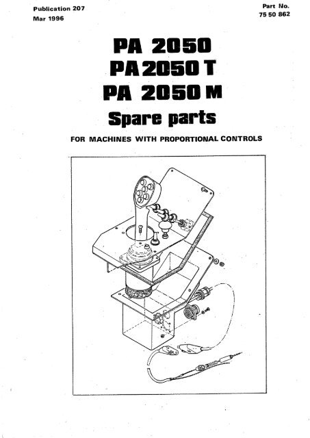 PA 2050, 2050T & 2050M - Proportional Models - McConnel