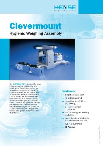 Clevermount - Hense Wägetechnik GmbH