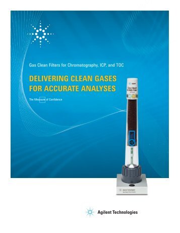 Gas Clean Filter Brochure - Agilent Technologies